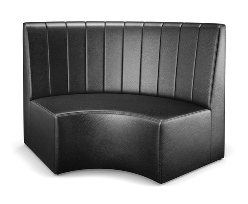 Fortuna Collection: Modular Curved Chaise - Premium Channel Tufted Upholstery - Made in USA Fortuna Collection: Modular Curved Chaise - Premium Channel Tufted Upholstery - Made in USA