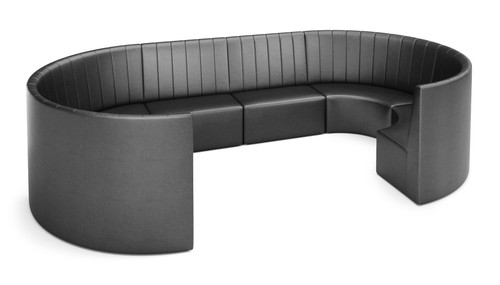 Fortuna Collection: Seating Configuration G6 - Premium Channel Tufted Upholstery - Made in USA Fortuna Collection: Seating Configuration G6 - Premium Channel Tufted Upholstery - Made in USA