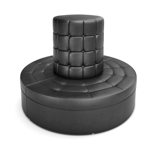 Event Ready - Round Modular Seating - Contract Grade - Premium Performance Upholstery - 100% Handcrafted In USA