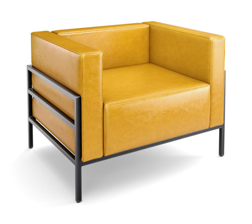 HST005 Urban Modern Collection: Chair - Full Welded Gunmetal Outline Frame - Made in USA HST005 Urban Modern Collection: Chair - Full Welded Gunmetal Outline Frame - Made in USA