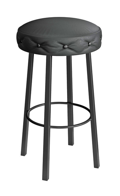 Modern Metal Frame -Button Tufted Design - Premium Comfort Extra Thick Upholstered Seat Bar Stool Modern Metal Frame -Button Tufted Design - Premium Comfort Extra Thick Upholstered Seat Bar Stool