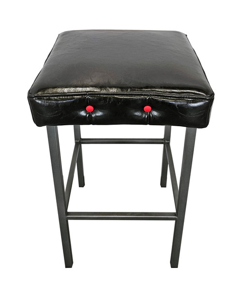 Premium Comfort Extra Thick Upholstered Seat Bar Stool with Button Tufted Outline Premium Comfort Extra Thick Upholstered Seat Bar Stool with Button Tufted Outline