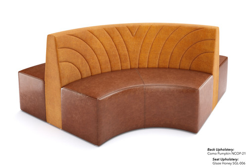 WAVE - Curved Chaise - Made in USA - Premium Upholstery WAVE - Curved Chaise - Made in USA - Premium Upholstery