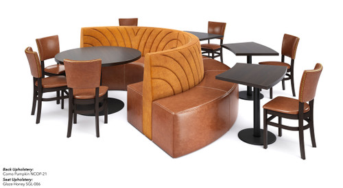 WAVE - Restaurant Seating  with Tables and Chair - Made in USA - Premium Upholstery WAVE - Restaurant Seating  with Tables and Chair - Made in USA - Premium Upholstery