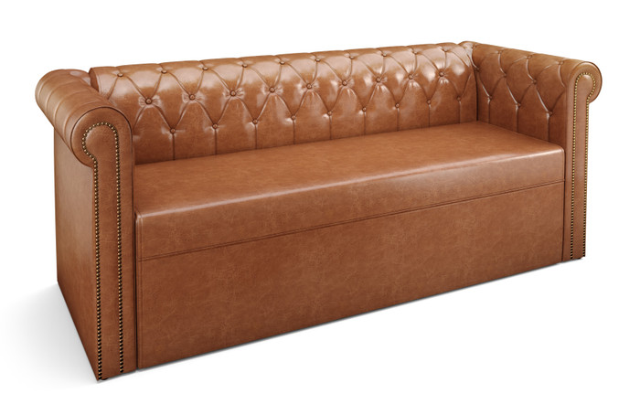 niemand Lijkt op toewijzing Commercial-Grade Lush Sofa with Brass Nail Trim - Made in USA -  ModernLineFurniture®
