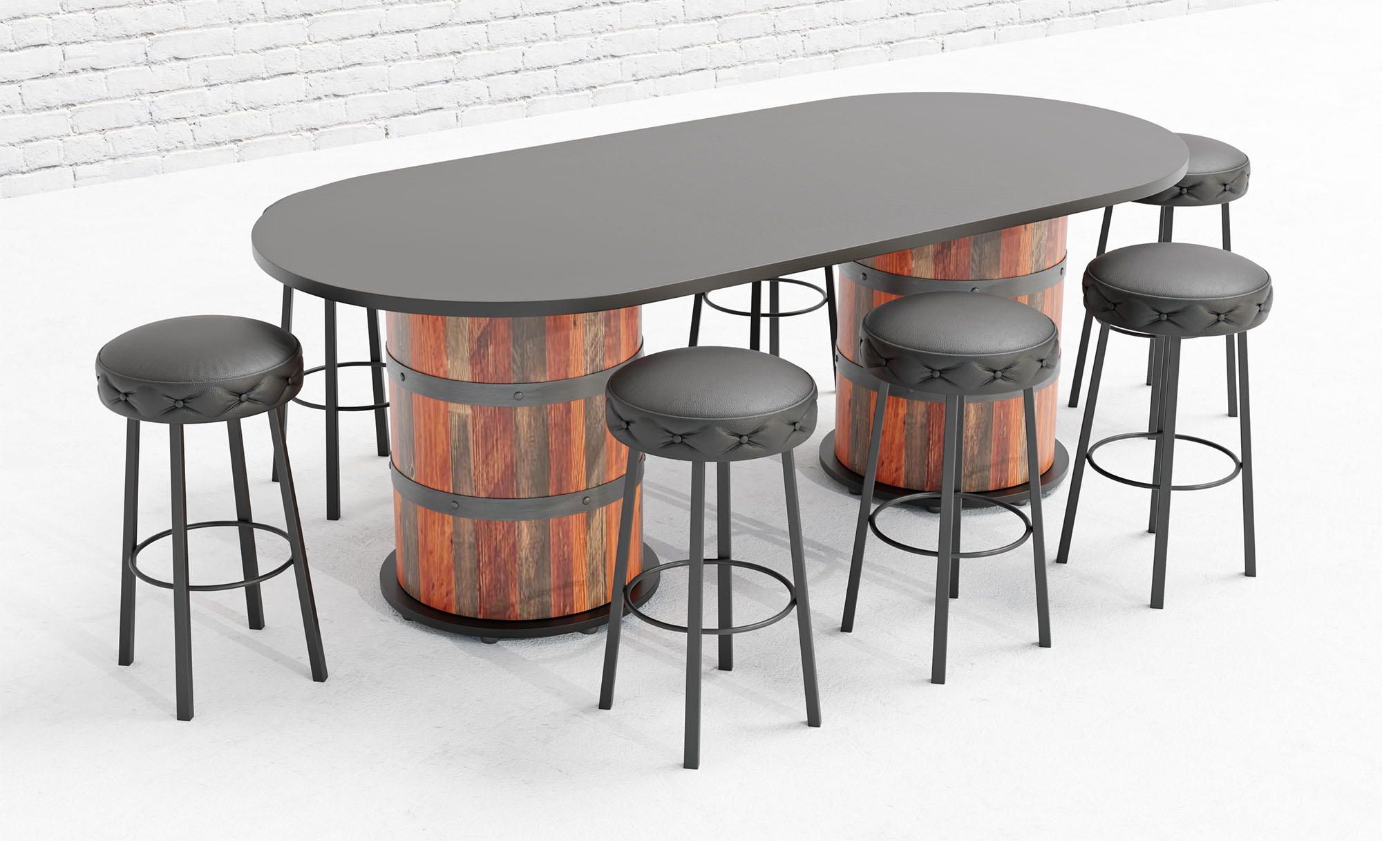 Modern Whiskey Barrel 96