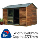 Finger Jointed Cedar Urban Timber Garden Shed