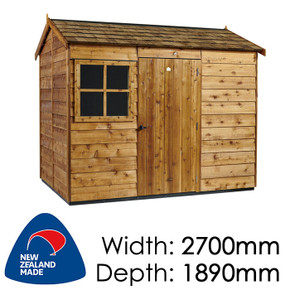 Classic Cedar Logan Timber Garden Shed