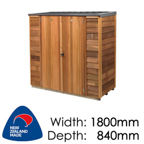 Finger Jointed Cedar Cambridge Locker Timber Garden Shed Finger Jointed Cedar Cambridge Locker Timber Garden Shed
