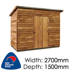 Finger Jointed Cedar Coventry Timber Garden Shed