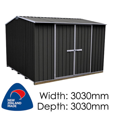 Galvo GVO3030 Ebony Garden Shed