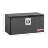 Weather Guard Model 636-X-02 Underbed Box, aluminum, compact, 6.5 cu ft, Underbed Truck Organizer.