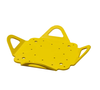 Tie Down Engineering yellow Construction Anchor roof anchor plate with four connection points.