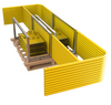 Tie Down 70792 Stack Pallet Kit - 11 Yellow 5 ft. Guardrails & 12 Socket Bases