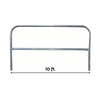 Tie Down Engineering 10 ft. galvanized guardrail, silver color, by Tie Down.