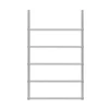 MetalTech AL-F4003 Aluminum Scaffold, wide frame, stable scaffolding, silver color, by MetalTech brand.