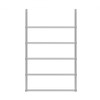 MetalTech AL-F4004 Aluminum Scaffold, wide frame, OSHA Compliant, silver color,  MetalTech branding.