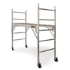 MetalTech I-CAISC ALU Series 6′ Baker Type Aluminum Scaffolding in Anodized Aluminum Alloy, 700 lb capacity.