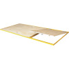 MetalTech I-CISPT Steel Scaffolding platform, yellow border, light wood panels, from MetalTech brand.