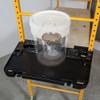 MetalTech I-CISTR Tool Shelf, black, with clear plastic container, from MetalTech brand.