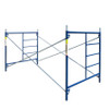 MetalTech M-MFS6060120 5x5x10ft Saferstack Scaffolding Frame Set, durable scaffolding platform, blue steel structure.