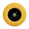 MetalTech M-MWC16FP Yellow Flat-proof Wheel, Flat-resistant Tire, by MetalTech, in yellow color.
