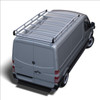 Prime Design AR1930 AluRack Sprinter 170" WB High Roof Lightweight Roof Rack in silver color.