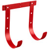 Red Weather Guard Model 9892-7-01 REDZONE 2 hook holder bracket, 5 in diameter, by Weather Guard.