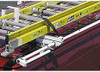 Weather Guard Model 7877 Replacement Velcro Ladder Strap, yellow hardware accessory with black velcro strap.