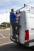 Prime Design Roof Ladder AAL-8008-BLK RAM ProMaster, 101" High, Black, Roof Safety Solution.