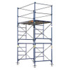 MetalTech M-MFT5710 Steel Frame Scaffold tower with 24” solid screw jacks, 2,500 lb capacity.