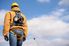 Werner Fall Protection R413008LE 8FT Bantam Leading Edge SRL with Snap Hook, similar to R410008LE.