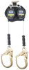 Werner Fall Protection R413008LE-SR 8FT "Bantam" LEADING EDGE SRL with R410008LE Steel Rebar Hook.