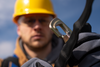 Werner Fall Protection R431006TB 9FT Bantam twin-leg tie-back lifeline with steel snap hook low clearance lifeline.
