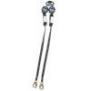 Werner Fall Protection R431006TB 9FT Bantam twin-leg tie-back web self-retracting lifeline with low clearance lifeline.