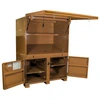 Knaack Model 119-02-KL Field Station Box, 120.7 Cubic Feet with Lock, Knaack brown color storage unit.