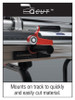 Alum-A-Brake QCut System Ultima Series Aluminum Brakes by Alum-A-Pole red and black color.