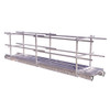 Werner STB-09 9' Aluminum Toe Board attachment for Werner Stages, silver color, 3.5" size.