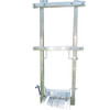 Werner ERT-N End Rail Assembly, silver, for narrow end rail and toe board, Werner brand.