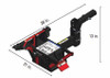 ReechCraft PowerLift 4026236 Hitch Hauler for PowerLift, black with red accents, dimensions shown.