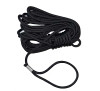 Werner Parts 30-11 Rope, similar to Werner Parts 23-10F, black, coiled with silver end fitting.