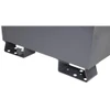 Better Built 60" Lockable Job Chest storage piano box, grey metal with black feet.