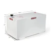 Weather Guard Model 358-X-02 Rectangle Fuel Tank, 100 gal, white, rectangular fuel storage tank.