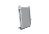 Link Mfg. LB10 Series side door mount aluminum ramps by Link Manufacturing, Ltd, silver color.