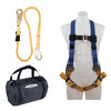 Werner K122023 Aerial Kith w/ Basewear Std Harness, 6 Foot Softcoil Lanyard, Duffel Bag
