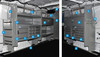 Adrian 4319TL148 Transit Van Shelving, Ford Transit Low Roof, 148" WB shelving package installed.