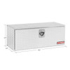 Weather Guard Model 648-0-02 aluminum underbed box, 8.6 cu ft, Secure Truck Toolbox, compact design.