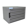 Adrian Steel #9 4-Drawer Unit w/ Lock, Gray