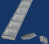 System One StowAway Drawer Tray Dividers, 6 pcs, silver, for drawer organizers.