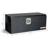 Weather Guard Model 548-5-02 Underbed Box, Steel, 9.1 cu ft / Black